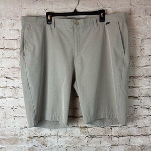 Travis Matthew Men's Size 42 Golf ShortsCotton Polyester Spandex Tan Casual